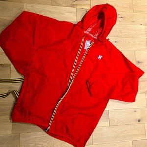 Red (XL) K-Way windbreaker